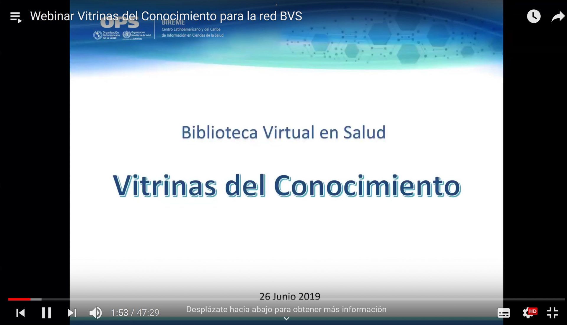 Webnar Vitrinas del conocimiento